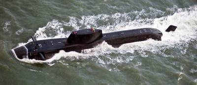 epa06662443 (FILE) - A handout photo made available by the British Ministry of Defence showing the British Royal Navy submarine HMS Astute leaving Barrow-in-Furness for sea trials on 15 November 2009. Media reports on 11 April 2018 that British Prime Minister, Theresa May ordered British Royal Navy submarines within range of Syrian leader Bashar al-Assad’s forces. The move comes after US President Donald Trump stated that Russia should 'get ready' for missiles to be fired at its ally Syria, in response to an alleged chemical attack on the rebel-held town of Douma.  EPA/BRITISH MINISTRY OF DEFENCE / HANDOUT CROWN COPYRIGHT, HANDOUT EDITORIAL USE ONLY/NO SALES HANDOUT EDITORIAL USE ONLY/NO SALES *** Local Caption *** 52893165
