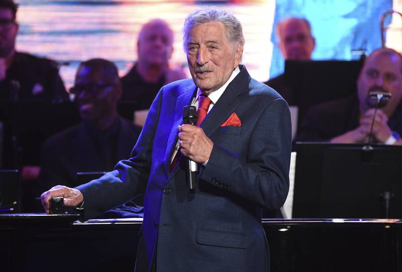 American singer Tony Bennett is a 70-year veteran of giving performances on stage