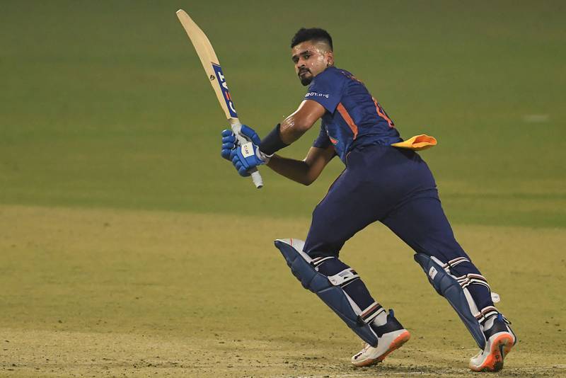 Shreyas Iyer (1 match, 25 runs, SR 156.25) – 5. Promoted up the order, provided impetus to the innings in the third match but could not push on. AFP