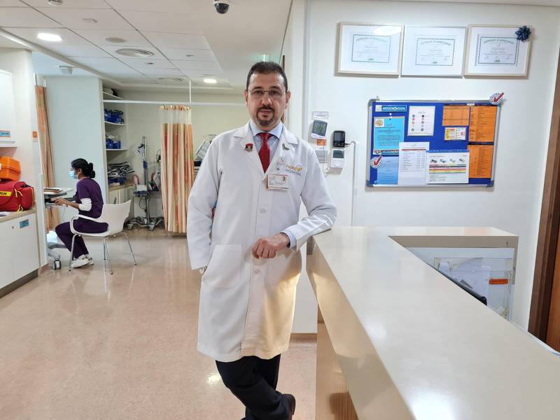 Dr Adel Al Sisi is a critical care consultant at Prime Hospital Dubai. Photo: Prime Hospital