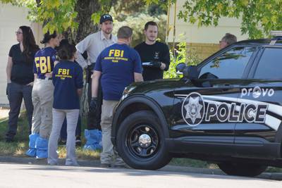 Special agents were trying to serve a warrant at the home of Craig Robertson in Provo, Utah.