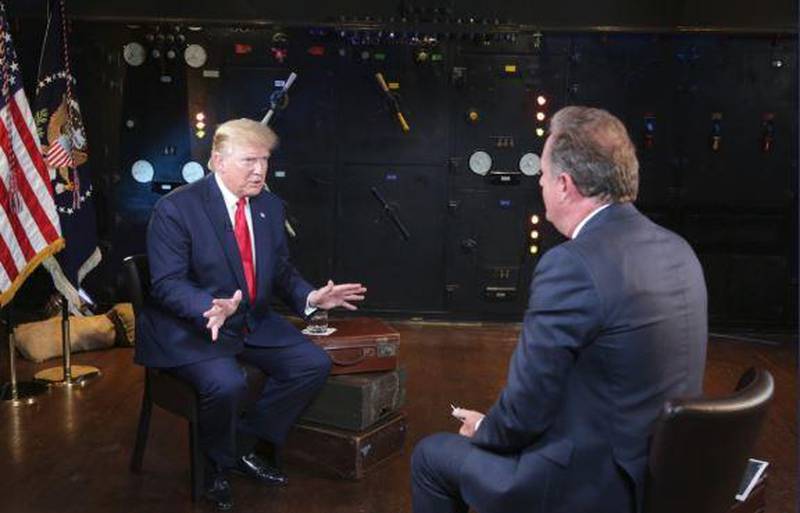 Donald Trump has clarified his comments calling Meghan Markle nasty during an interview with Piers Morgan. Courtesy ITV