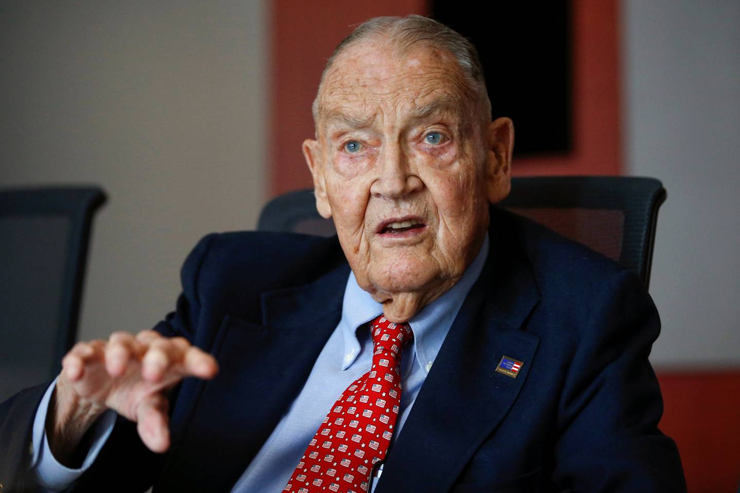 FILE PHOTO: Jack Bogle, founder and retired CEO of The Vanguard Group, speaks during the Global Wealth Management Summit in New York, U.S., June 17, 2014. REUTERS/Shannon Stapleton/File Photo