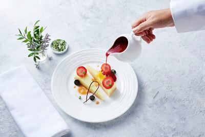 Emirates has a chef-curated vegan menu in the first and business-class cabins. Photo: Emirates