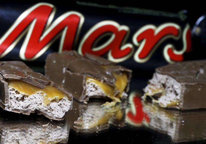 Mars Inc has recalled chocolate bars and other products in 55 countries, including the UAE. Dado Ruvic / Reuters