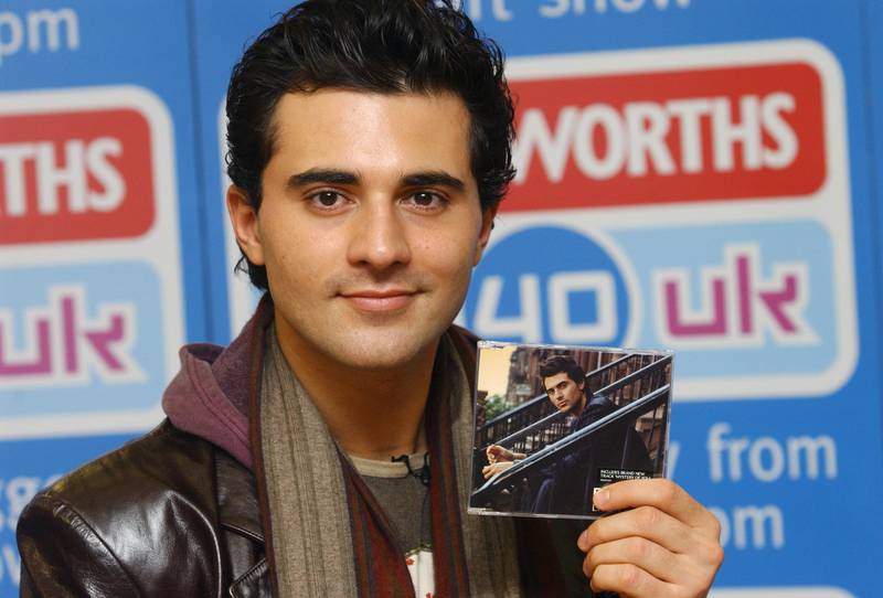 Darius Campbell Danesh at the height of his 'Pop Idol' fame in 2005. PA