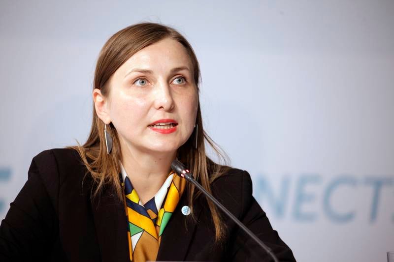 Daniela Morari, Moldova's ambassador to the EU. AFP
