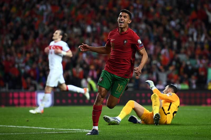 (World Cup play-off semi-final) March 24, 2022. Portugal 3 (Otavio 15'), Jota 42', Nunes 90'+) Turkey 1 (Yilmaz 65'): Only North Macedonia stood between Portugal and the Qatar finals after Turkey were beaten in Porto. The visitors could have made life very nervy for Portugal, though, had Burak Yilmaz not missed a second-half penalty. Santos said: "These games are finals. Finals are always complicated. We won the first one and now we have to win the second. That's what we're going to focus on." Getty