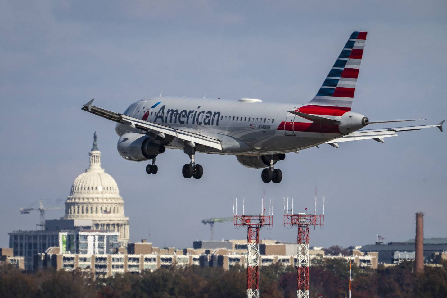 Due to delays and cancellations amid the 5G network rollout, passengers traveling to the US should confirm their flight status prior to travel.  Getty Images via AFP