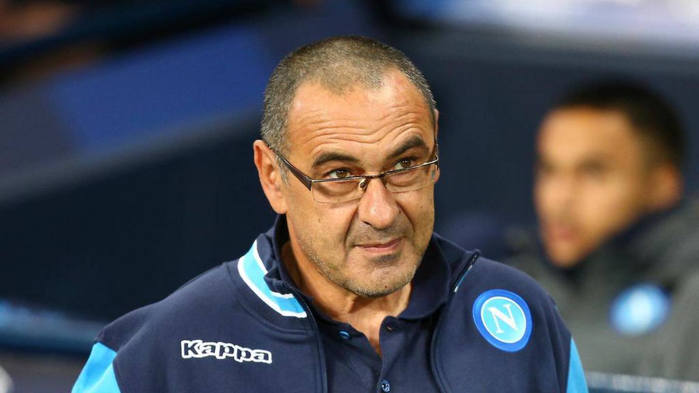 Former Napoli manager Maurizio Sarri has taken over as Chelsea manager. AP Photo