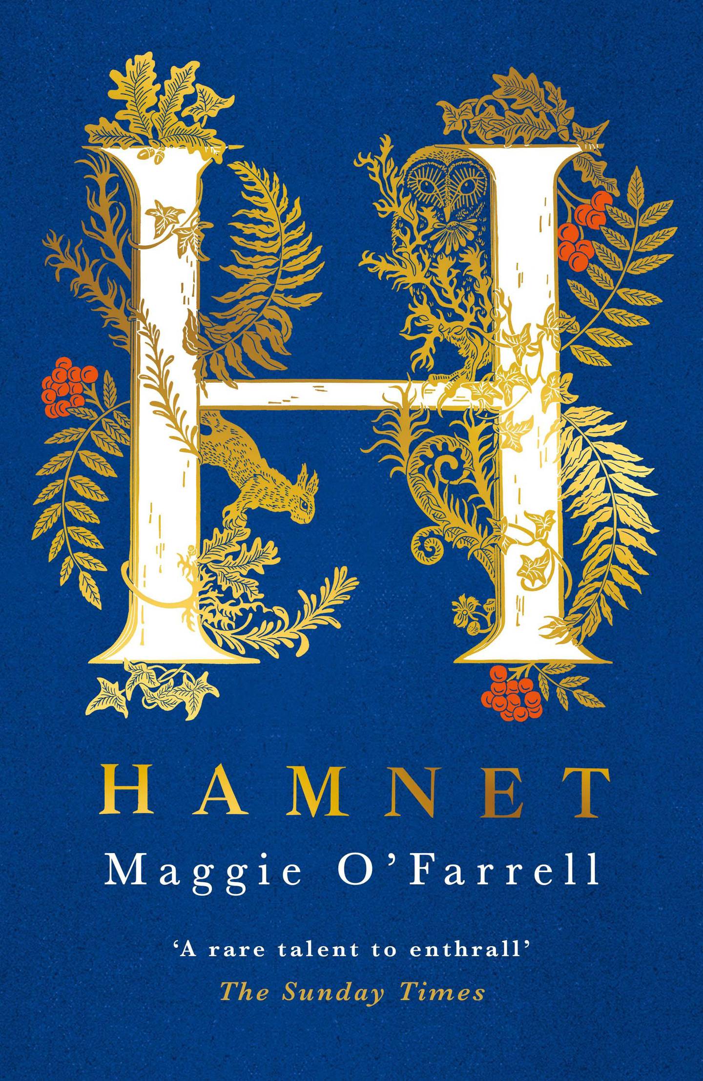 HAMNET by Maggie O’Farrell published by Tinder Press. Courtesy Hachette UK