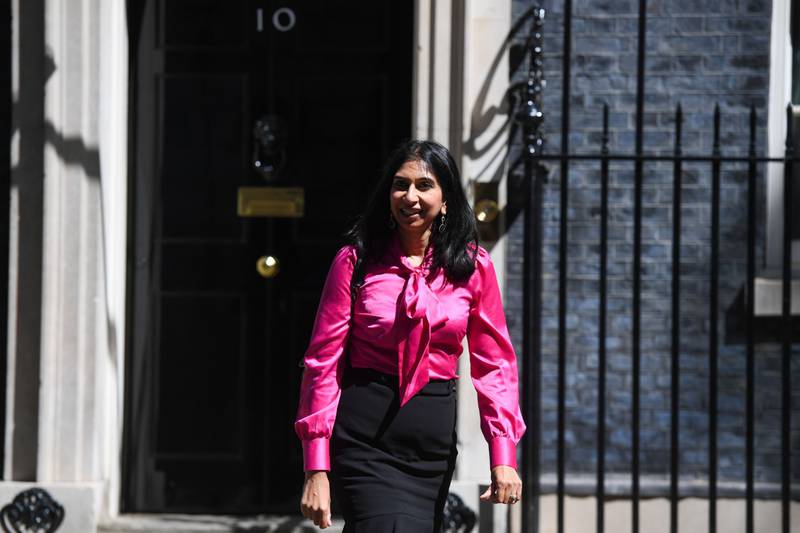 Suella Braverman, UK Attorney General, criticised the European Court of Human Rights for intervening in the government's plans to deport asylum seekers to Rwanda under a controversial immigration policy. Bloomberg