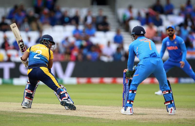 MS Dhoni (8/10): The veteran wicketkeeper, who has been criticised a lot for his batting and keeping in recent times, had a field day against Sri Lanka as he took one stumping and three catches - including a very good one to get Avishka Fernando out. PA Wire