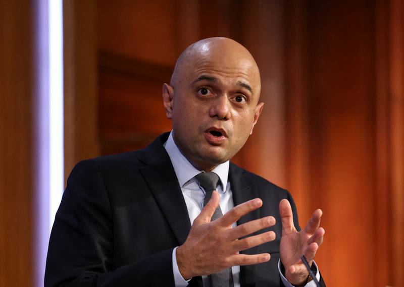 British Health Secretary Sajid Javid compared Covid-19 to the flu and said the virus could be around forever. PA