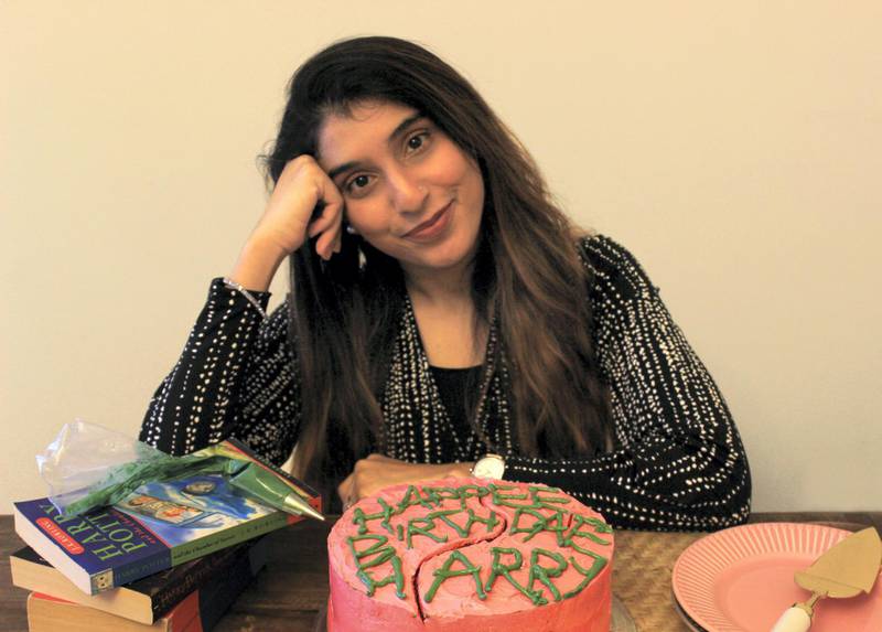 Ayesha Nemat Khan recreated the birthday cake Hagrid got Harry Potter on his 11th birthday. Courtesy of Ayesha Nemat Khan