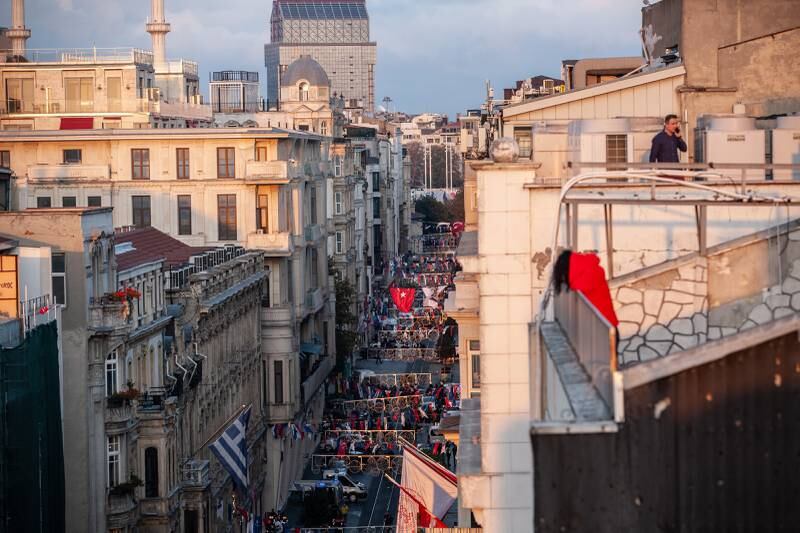 Istiklal is one of the busiest streets in Istanbul. Getty