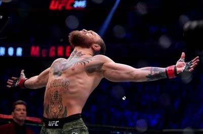 Conor McGregor before his fight against Donald Cerrone. Reuters