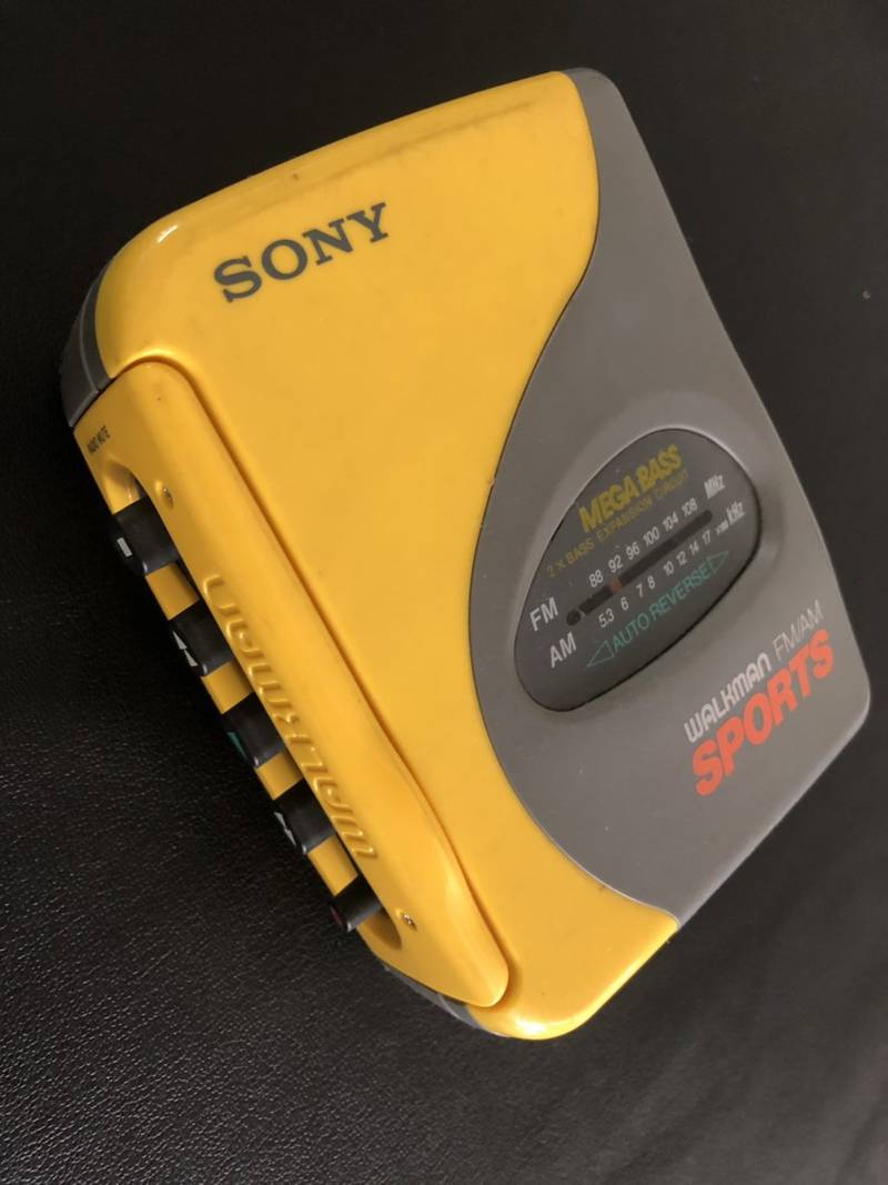 Sony's Sport Walkman model from the early 1990s. Photo: Sony