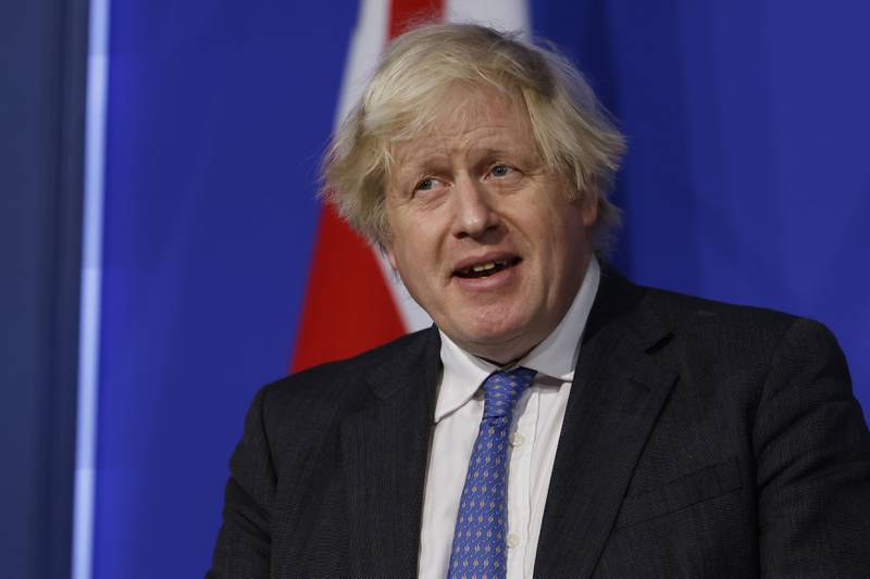 19.  Britain's Prime Minister Boris Johnson said about getting Covid-19: 'You realise quite what a state you’re in'. AP Photo