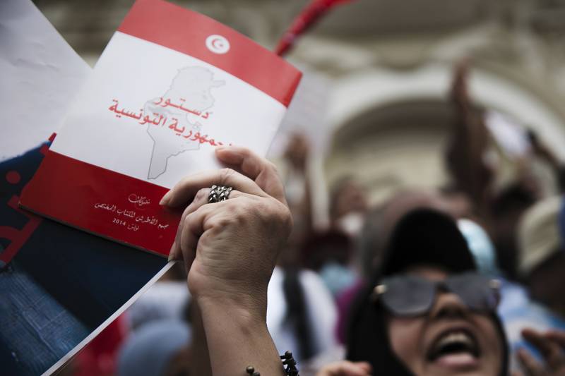 Tunisia’s constitution guarantees a right to a fair trial along with freedom of speech, but left the task of reforming the military justice code to the country’s politicians. Photo: AP