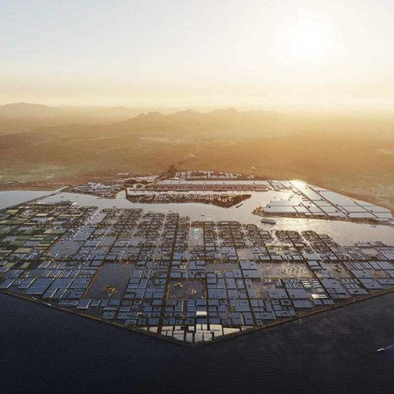 Neom city will be powered by clean energy, officials say. Photo: Neom
