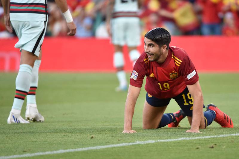 Carlos Soler 7 -  Had a golden opportunity to double Spain’s lead in the first half after some neat play by Gavi down the left. His initial effort was blocked, but his follow up was wild. Spain were left to rue that miss later on.
AFP