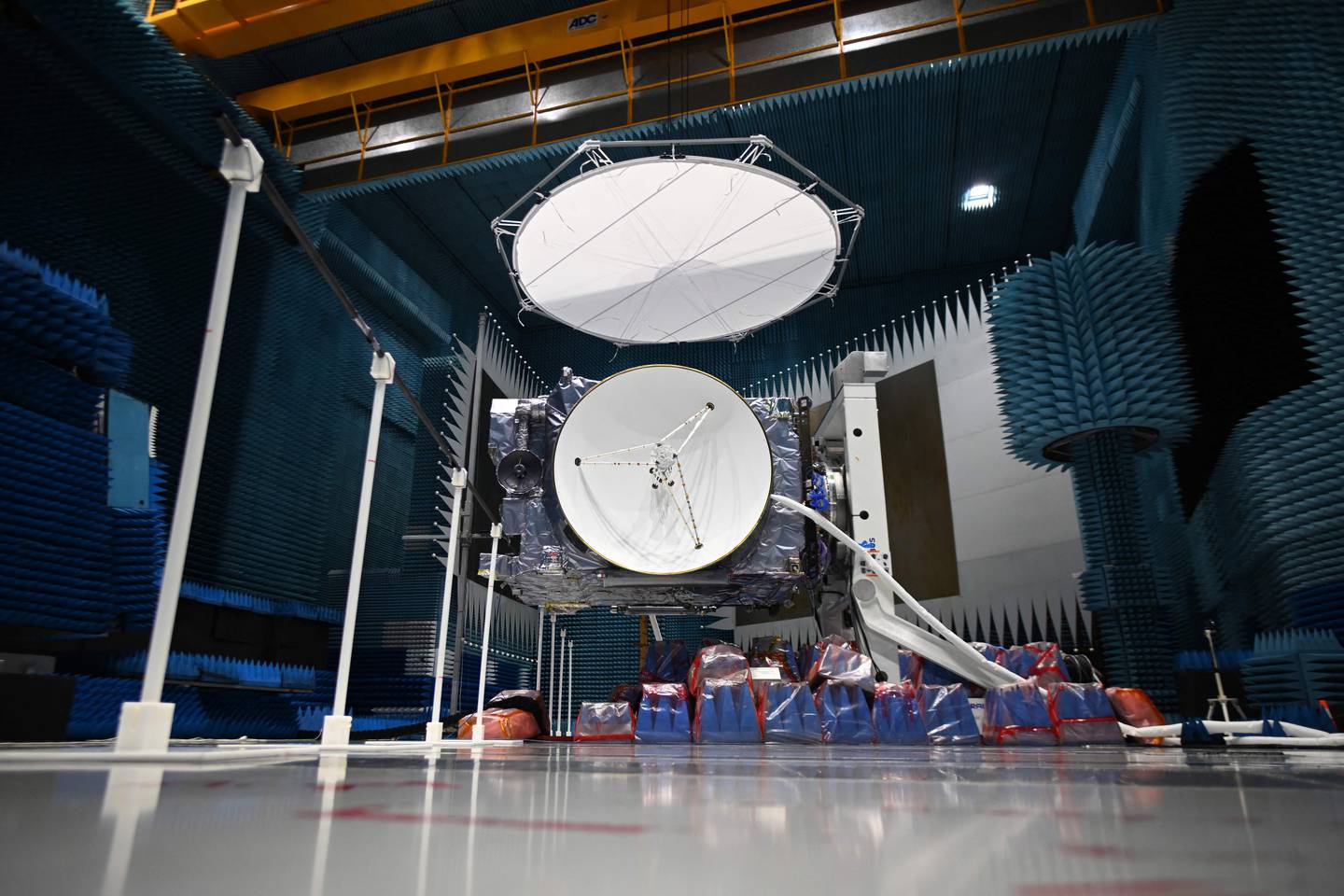 L'orbiteur Jupiter de l'Agence spatiale européenne devrait être lancé en avril.  AFP 