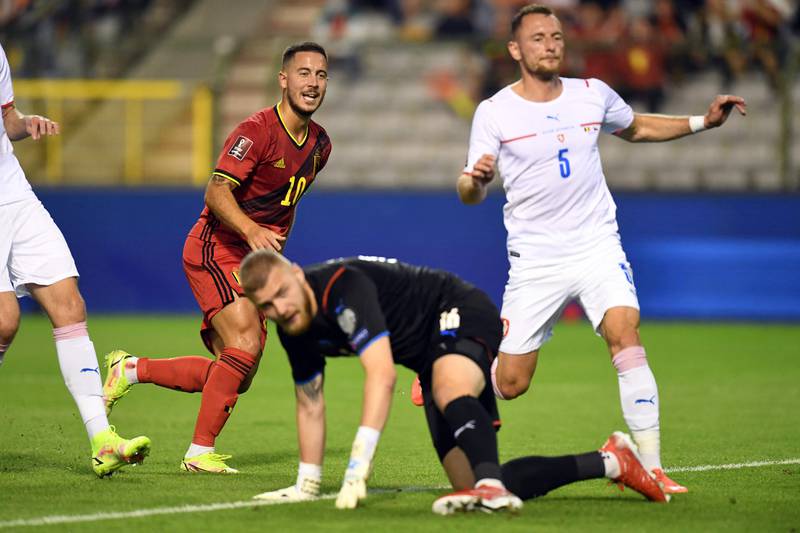 September 5, 2021. Belgium 3 (Lukaku 8', E Hazard 41', Saelemaekers 65') Czech Republic 0: Romelu Lukaku marked his 100th cap with an early goal that put Belgium on the way to an impressive win. Martinez said: "This game, having possession in the 'Belgian way', playing fast but smart, having the ball circulating a lot, was what I wanted to see. The players did exactly what I asked of them." AFP