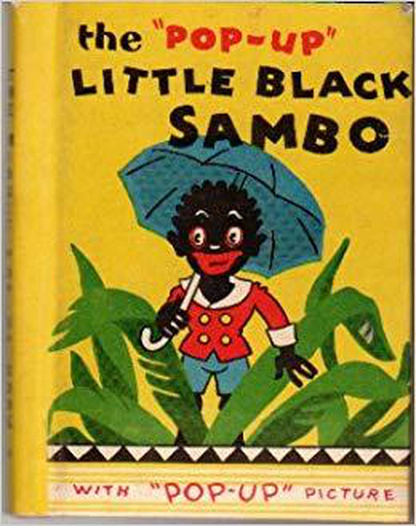 A vintage copy of the book Little Black Sambo. Courtesy Amazon