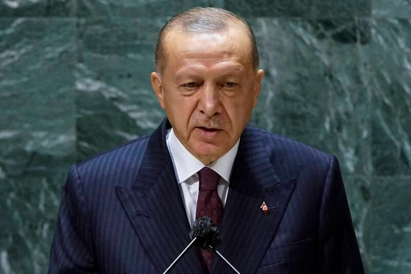 Turkish President Recep Tayyip Erdogan told the UNGA that his country has 'neither the means nor the patience to meet new immigration waves'. AP