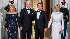 Bidens, celebrities welcome France's Macron and wife to Washington