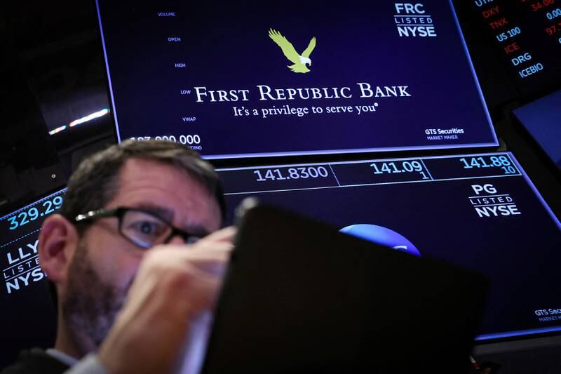 Shares of First Republic Bank continued to slide on Friday, a day after 11 major US banks offered it a lifeline. Reuters