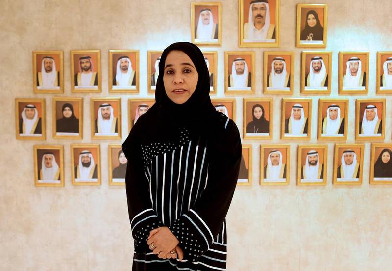 3 - June - 2014, FNC, Abu DhabiFNC Member Shaikha Al Ari, umm al quwainFNC member portraits. Fatima Al Marzooqi/ The National