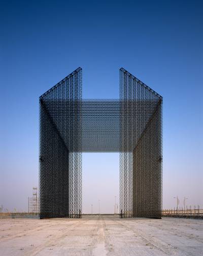 The three structures stand at 21 metres tall