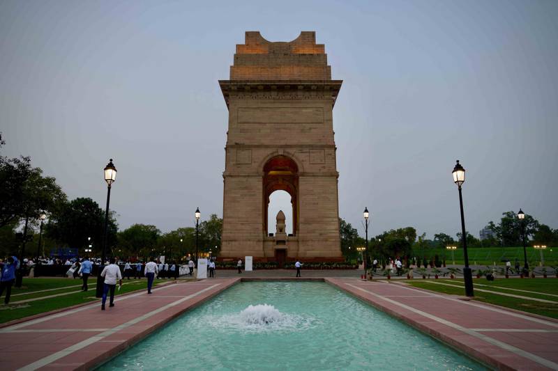 The India Gate at the revamped Central Vista Avenue in New Delhi, on September 8, 2022. AP Photo