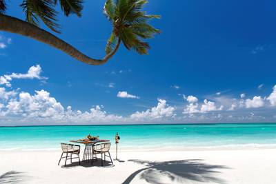 Beach views at Kandima Maldives, where rates start from $250.
