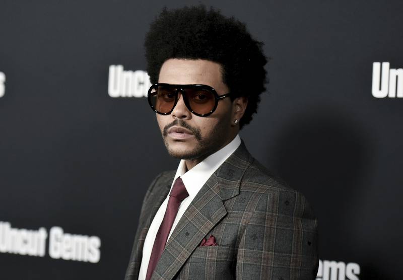 The Weeknd returns with new album 'Dawn FM'. AP
