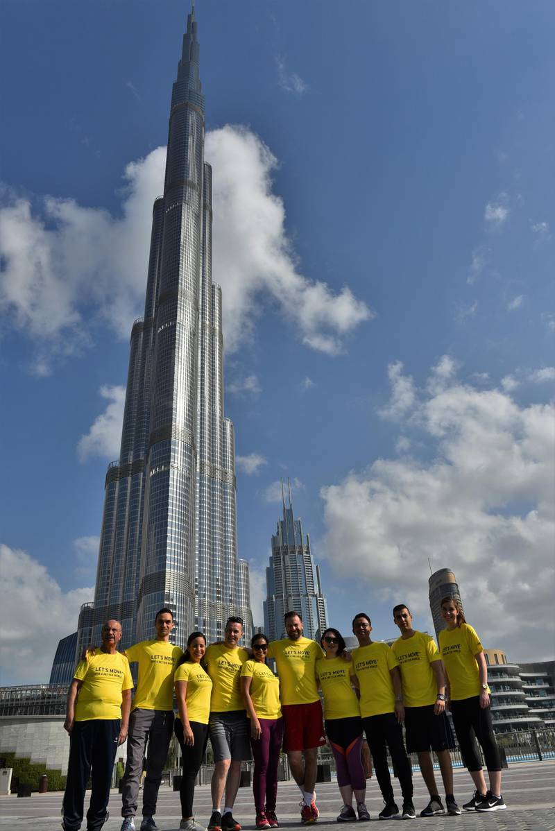 Armani Dubai employees take up Technogym's Let's Move for a Better World campaign