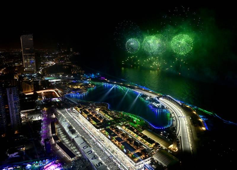 A Formula One circuit in Jeddah. High transport costs, caused by the rally in crude prices, contributed to a rise in Saudi Arabia's cost of living index. Getty