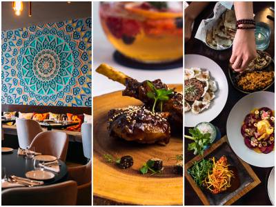 From left, SpiceKlub, Tresind and Masti are among the top Indian restaurants to check out in Dubai. Photo: SpiceKlub / Tresind / Masti