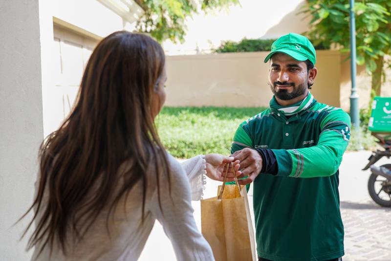 Careem NOW delivers food to your doorstep. Photo: Careem
