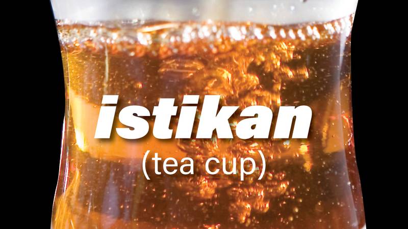 Istikan is the Arabic word for a type of tea cup