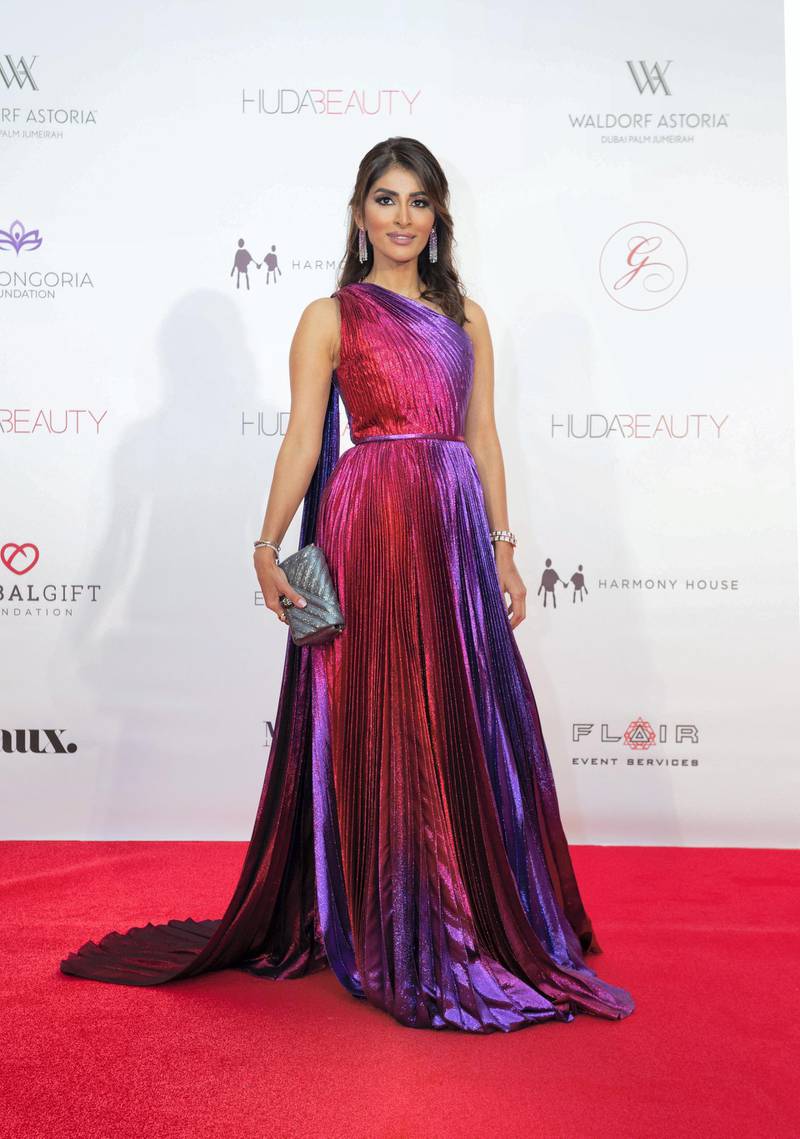 Rosemin Manji at the Global Gift Gala, at the Waldorf Astoria Dubai Palm Jumeirah, Dubai on Tuesday, December 17. Courtesy Faux Consultancy