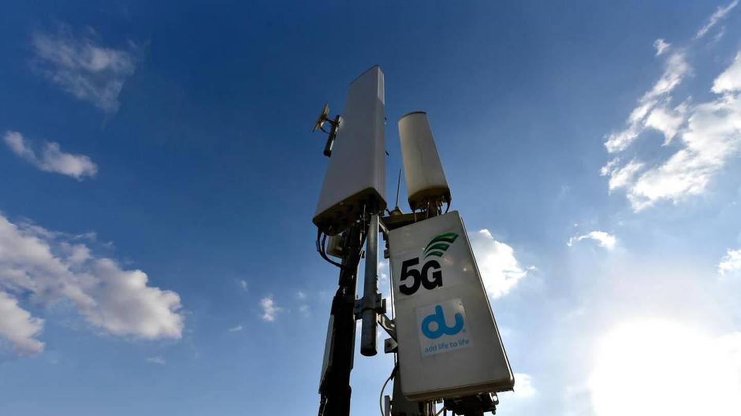 Du’s 5G network is covering nearly 80 per cent of the populated areas in Dubai and Abu Dhabi. Courtesy EITC