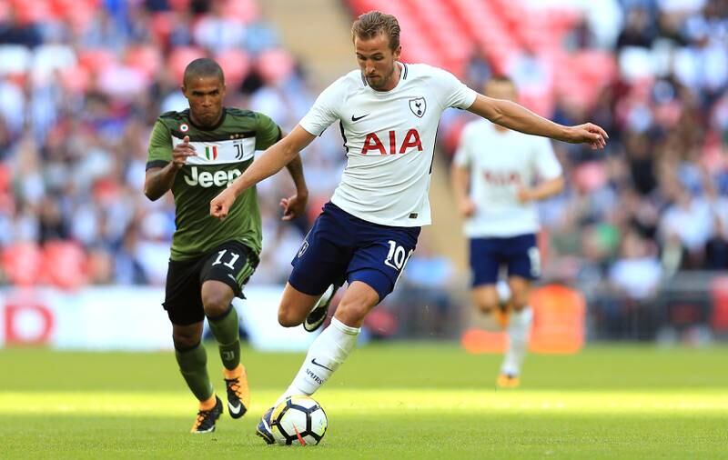 LONDON, ENGLAND - AUGUST 05:  Harry Kane of Tottenham Hotspur during the Pre-Season Friendly match between Tottenham Hotspur and Juventus on August 5, 2017 in London, England. (Photo by Stephen Pond/Getty Images)