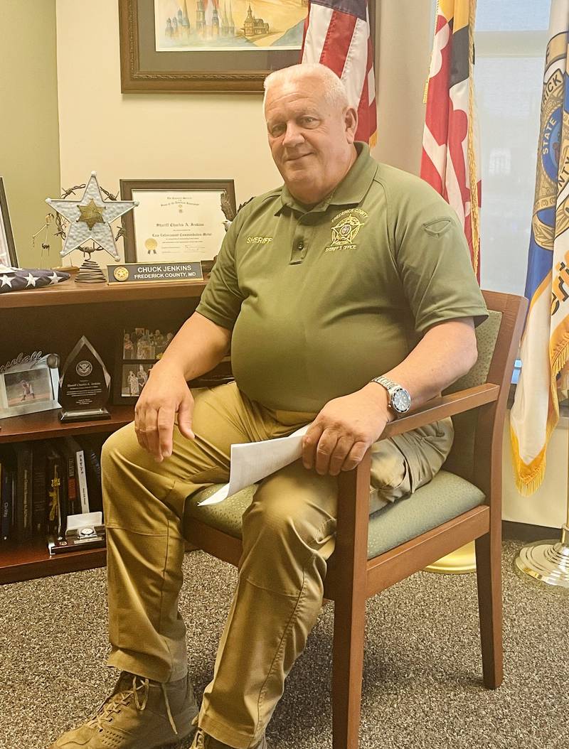Frederick County Sheriff Chuck Jenkins said officers have saved hundreds of people from overdoses in the past decade. Photo: Vanessa Jaklitsch