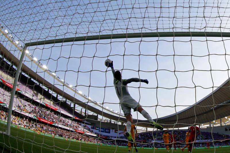 Australia goalkeeper Mat Ryan makes a save. AP Photo