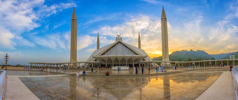 Islamabad, Pakistan. Passengers travelling from Pakistan must follow new travel regulations including downloading the UAE Al Hosn app before flying. 