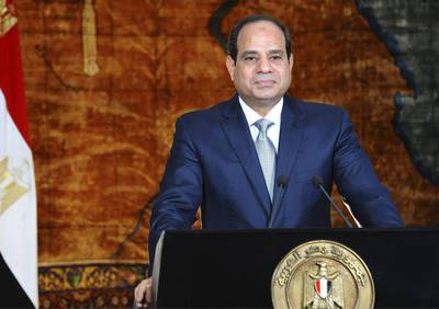 Egypt's President Abdel Fattah El Sisi. Photo: Reuters