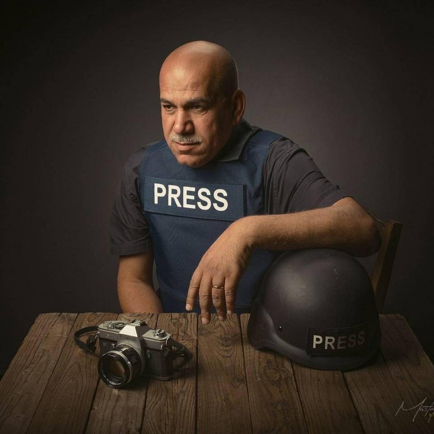 Karim Sahib, ein AFP-Kriegsfotograf, erinnert sich, wie Bagdad nach dem Sturz von Saddam Husseins Regime voller amerikanischer Soldaten, ihrer Militärfahrzeuge, Panzer und Scharfschützen war.  Foto: Karim Sahib.